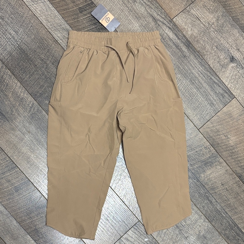 Casual Tan Capris for Women